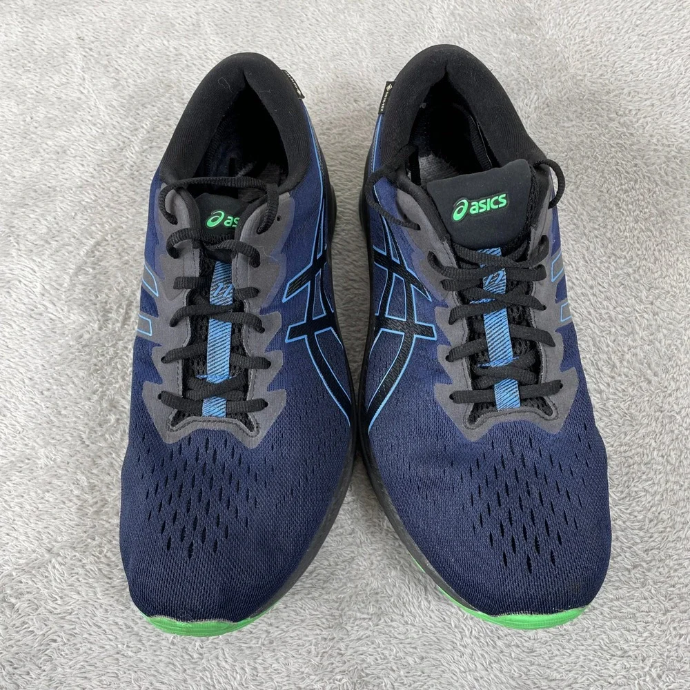 Asics GT1000 Running Shoes Mens 13 Extra Wide Blue Gore-Tex Waterproof FlyteFoam